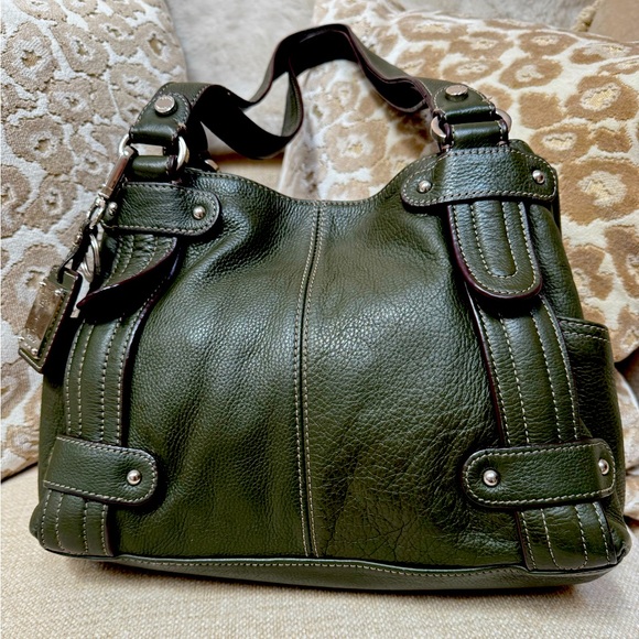 Tignanello | Bag | Leather | Forest Green | Medium - Picture 1 of 8